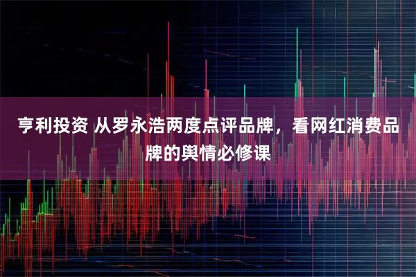亨利投资 从罗永浩两度点评品牌，看网红消费品牌的舆情必修课