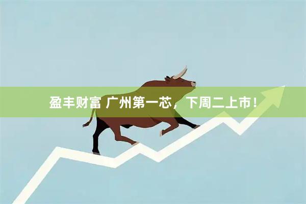 盈丰财富 广州第一芯，下周二上市！