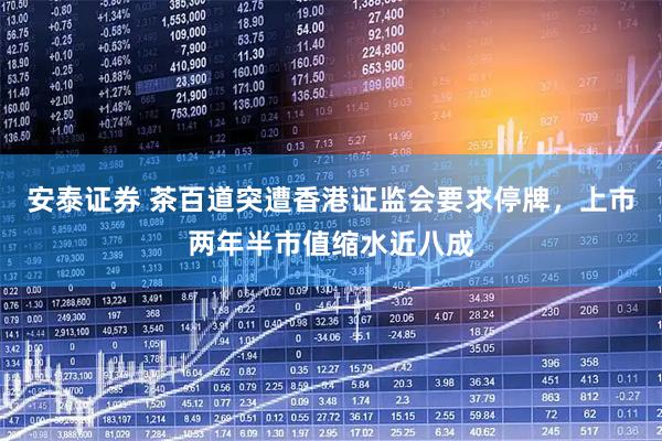 安泰证券 茶百道突遭香港证监会要求停牌，上市两年半市值缩水近八成